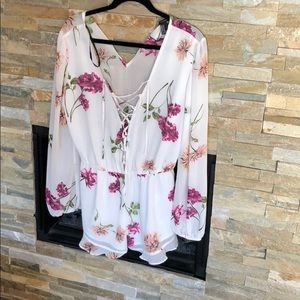 Forever 21 Floral Romper